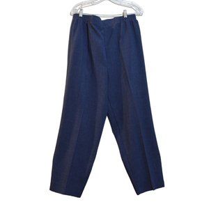 JUST FOR WOMEN Light Polyester Blue Dress Pants Women 18WP